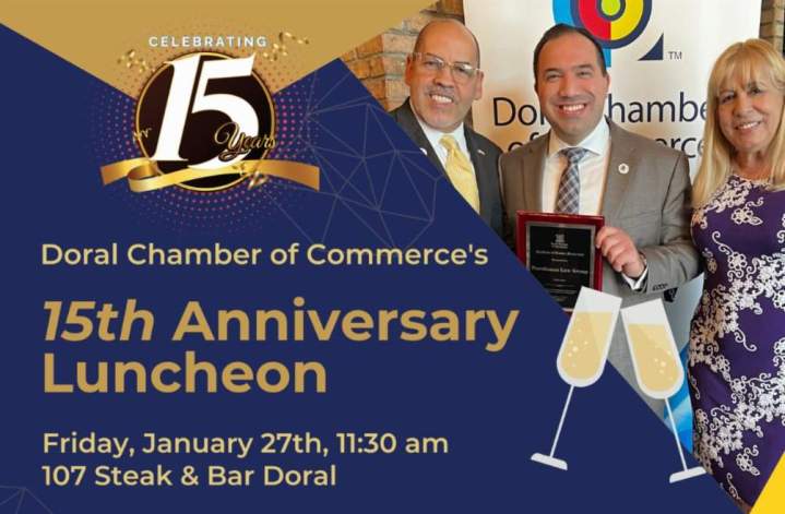 The Doral Chamber of Commerce invites